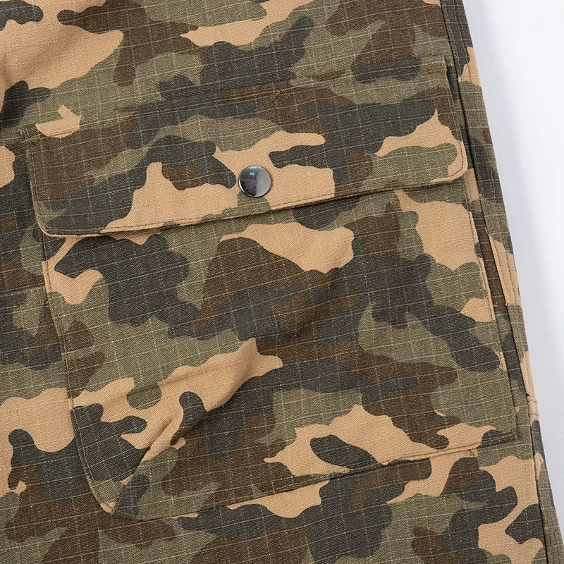 camouflage cargo shorts